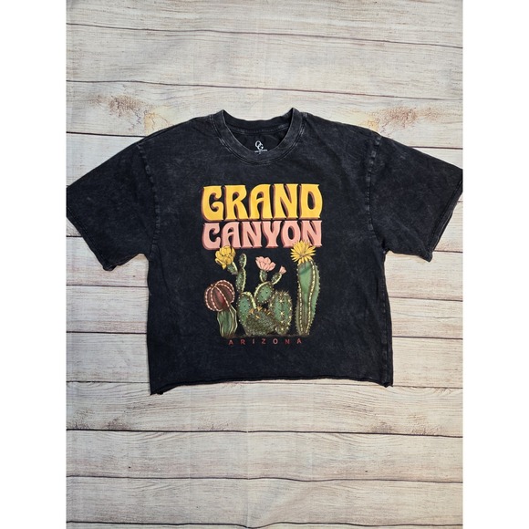 Organic Generation Tops - Organic Generation Women's Graphic Print Grand Canyon Tshirt Size XS Acid washed